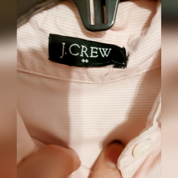 J Crew Haberdashery women's Button Down Blouse With Seer Sucker Design Small - Picture 3 of 7